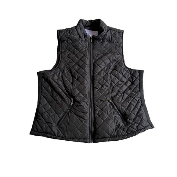 LAURA SCOTT Lightweight puffer vest jacket size 2X - Picture 1 of 5